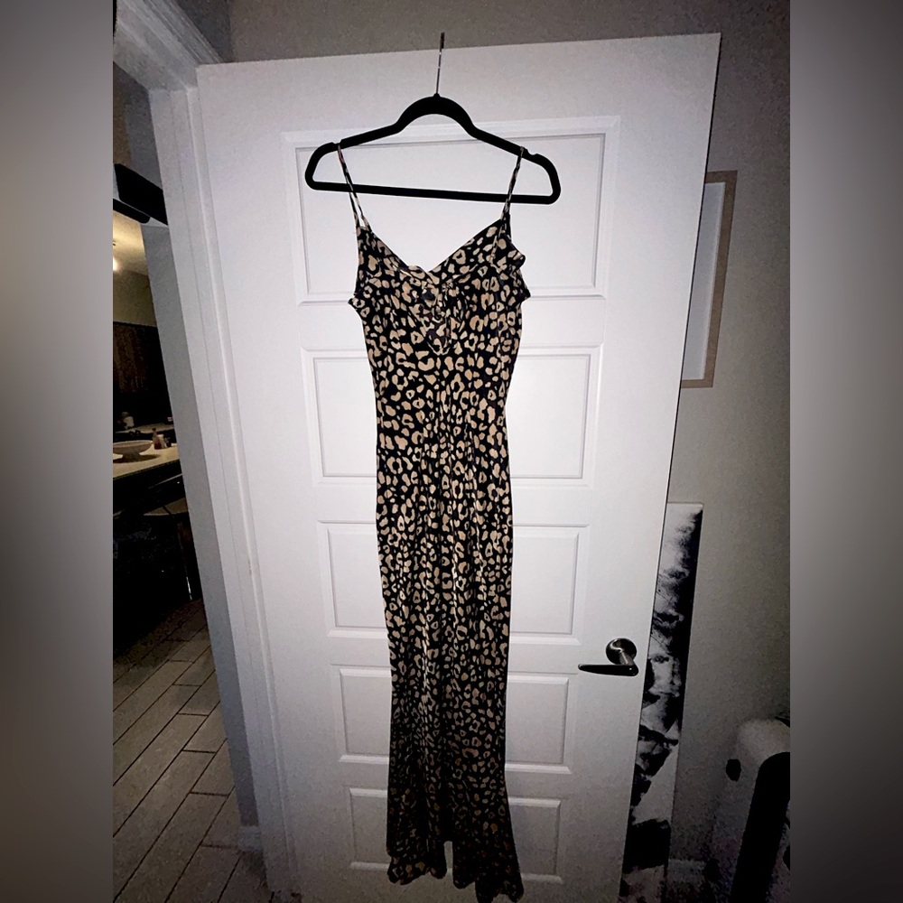 Leopard Print Maxi Dress Forever 21